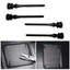 Btsg 12 24 36 Chiếc PC Quạt Gắn Pin Đinh Tán Đen Cao Su Mềm Giảm Tiếng Ồn Gắn Đinh Tán Cho PC Khung Xe Quạt Làm Mát