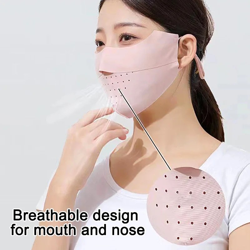 Mặt nạ thoáng khí có thể tái sử dụng dành cho nữ Windbreak Liền mạch Cưỡi nhanh khô Chống bụi