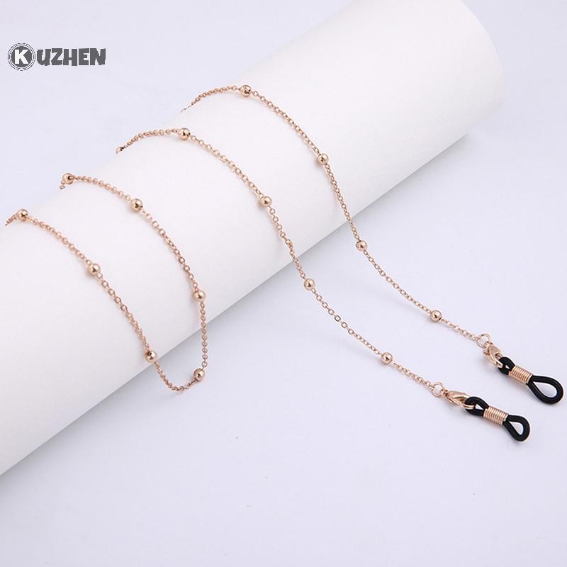 Kuzhen Kim Loại Đính Hạt Kính Dây Đeo Mặt nạ Vòng Cổ Kính Mát Dây, 60-100 Nhân Vật HOT