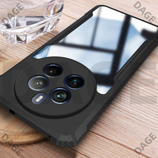 Dành Cho Realme 13 12 Pro + 5G Plus 13 5G Ốp Lưng Chống Sốc Gia Cố Cạnh Lưng Trong Suốt Vỏ Cứng DAGE