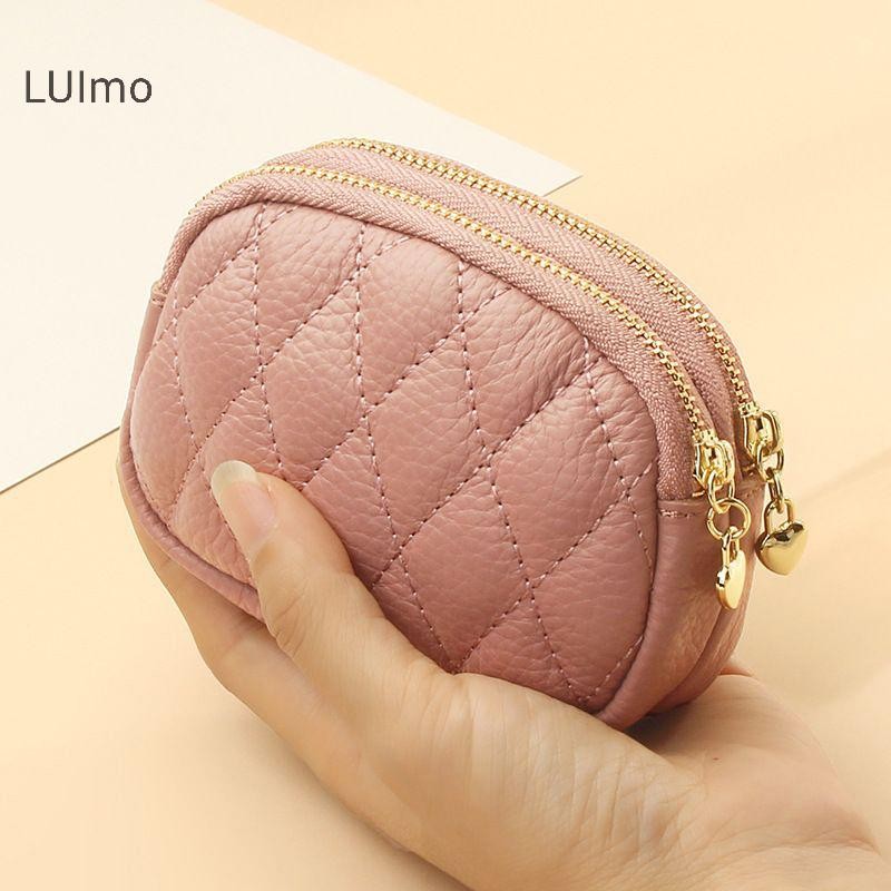 Luimo Thời Trang Mới Lưới Dây Kéo Tiền Xu Ví Nữ Túi Đựng Thẻ SBS