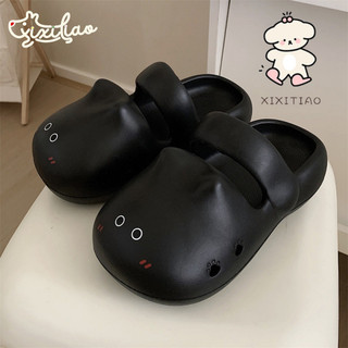 Xixitiao Dép Xăng Đan Nữ Hình Mèo Dễ Thương Đế Dày Mềm Mại Bằng Chất Liệu Eva Thích Hợp Đi Biển