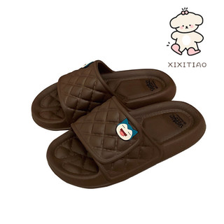 Xixitiao Influencer Sáng Tạo Dễ Thương Pokémon Kabi Beast Fat Ding Dép Mùa Hè Hộ Gia Đình Trong Nhà Ngoài Trời Mặc Đế Mềm eva Dép
