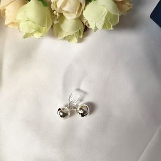 Mặt dây chuyền hợp kim chuông đôi dễ thương, phích cắm bụi điện thoại di động DIY, Charm trang trí bằng hợp kim nhôm cho vỏ lỗ điện thoại thông minh