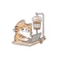 50 sticker MÈO HOÀNG THƯỢNG dùng để trang trí điện thoại di động - ván trượt - vali - laptop - tường