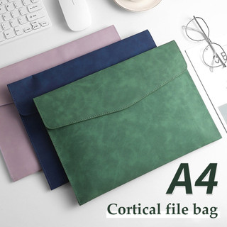 A4 / A5 File Organizer Da Thư Mục Tài Liệu Túi Kinh Doanh Cặp Túi Tập Tin Túi Tài Liệu Có Giá Đỡ Vé