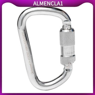 [Almencla1] Cổng xoắn 45KN Khóa tự động Carabiner Leo núi Caving Rappelling
