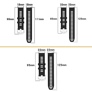 Dây đeo chạy bộ ngoài trời 18mm 20mm 22mm cho Garmin Venu 4 3-3s-2-2s -SQ / Vivoactive 6 5 4s 3 / 255 255 255 255s 265 265 570 970