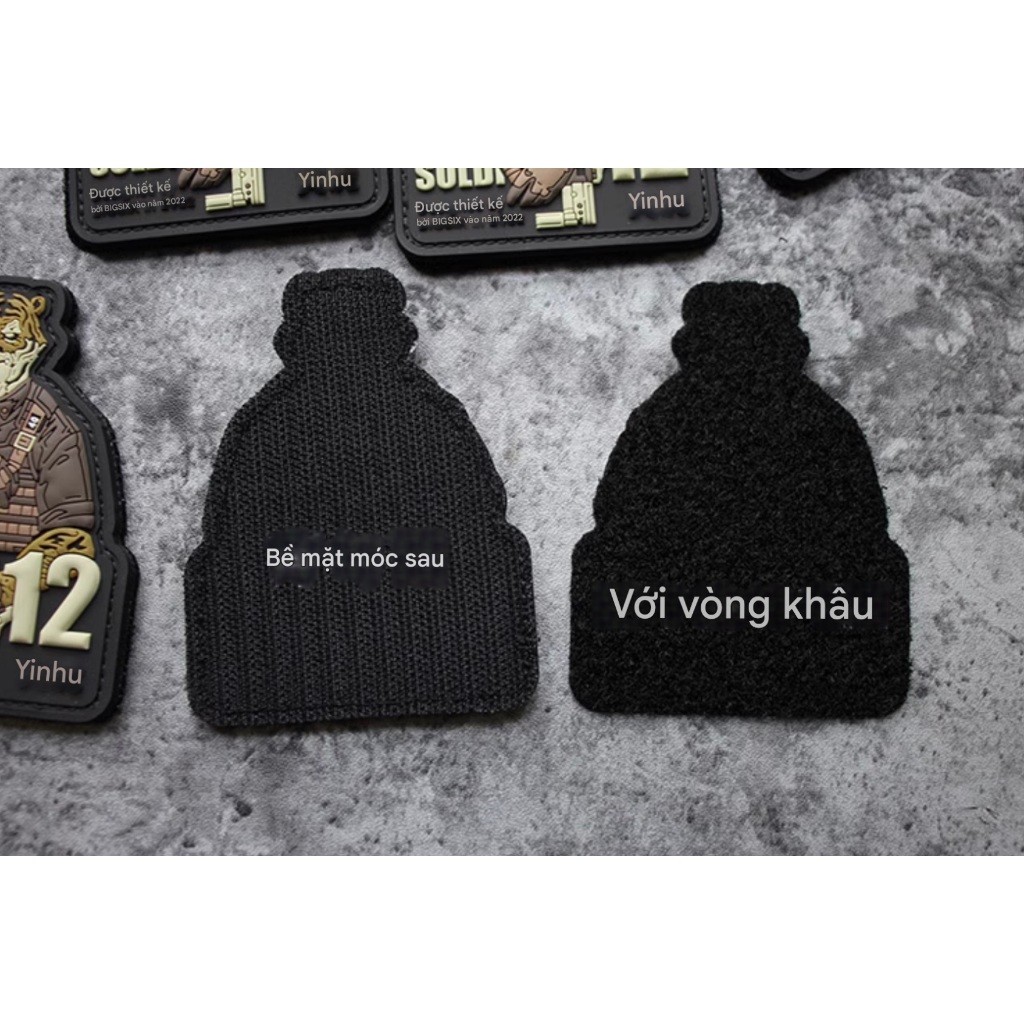 Patch_velcro chiến binh thú Beast Soldier_PVC Patches for Clothing Bag