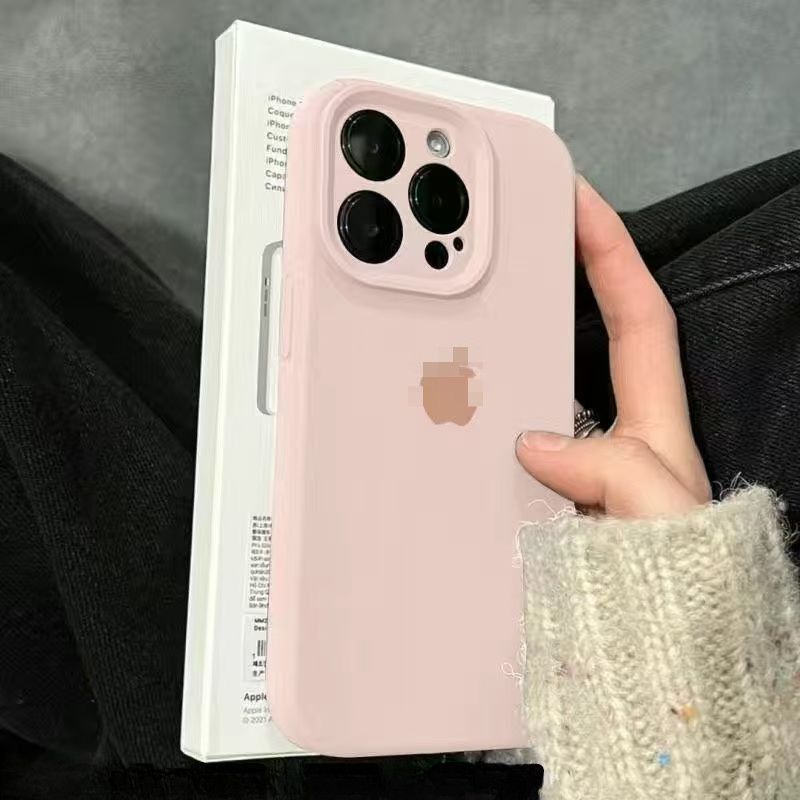 Ốp Điện Thoại Silicon Màu Hồng Dopamine Thích Hợp Cho IPhone 17 16 15 14 13 12 11 Pro Max Air Plus 16E Ốp lưng