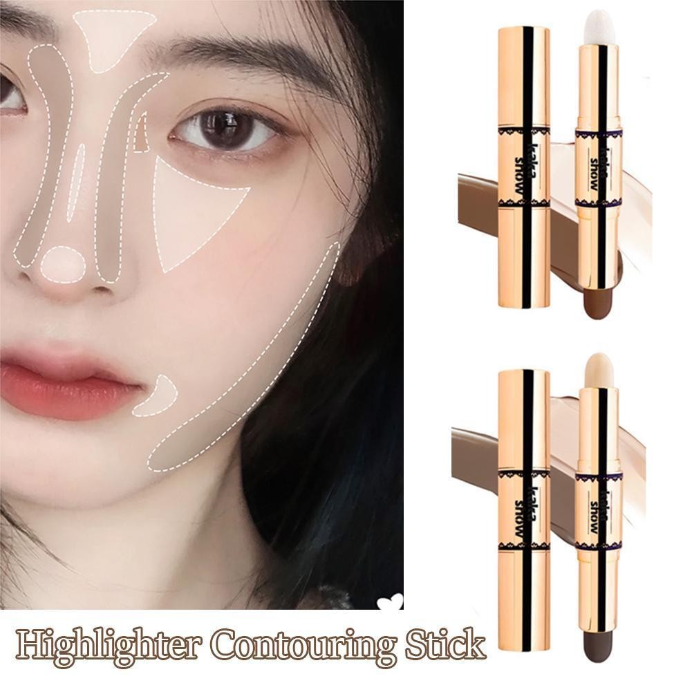 2 Trong 1 Kem Nền Che Khuyết Điểm Bút Che Khuyết Điểm Mặt Dính Kép Tự Nhiên Đường Viền Trang Điểm G4t9