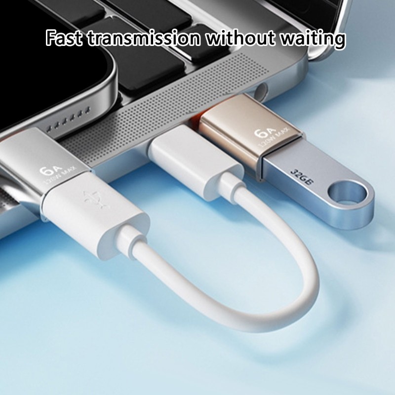 Fol Portable Type C sang USB 3 1 Bộ chuyển đổi kim loại để hỗ trợ thiết bị đa chức năng
