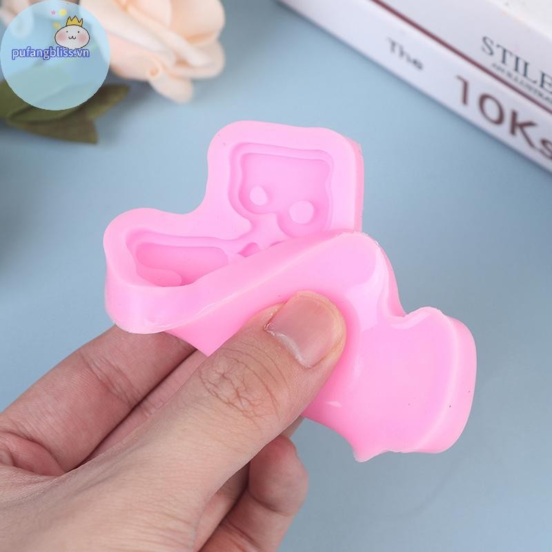 Pufangbliss Chúc Mừng Sinh Nhật Hình Khuôn Silicon Sugarcraft & Chocolate Khuôn Trang Trí Bánh Dụng Cụ VN