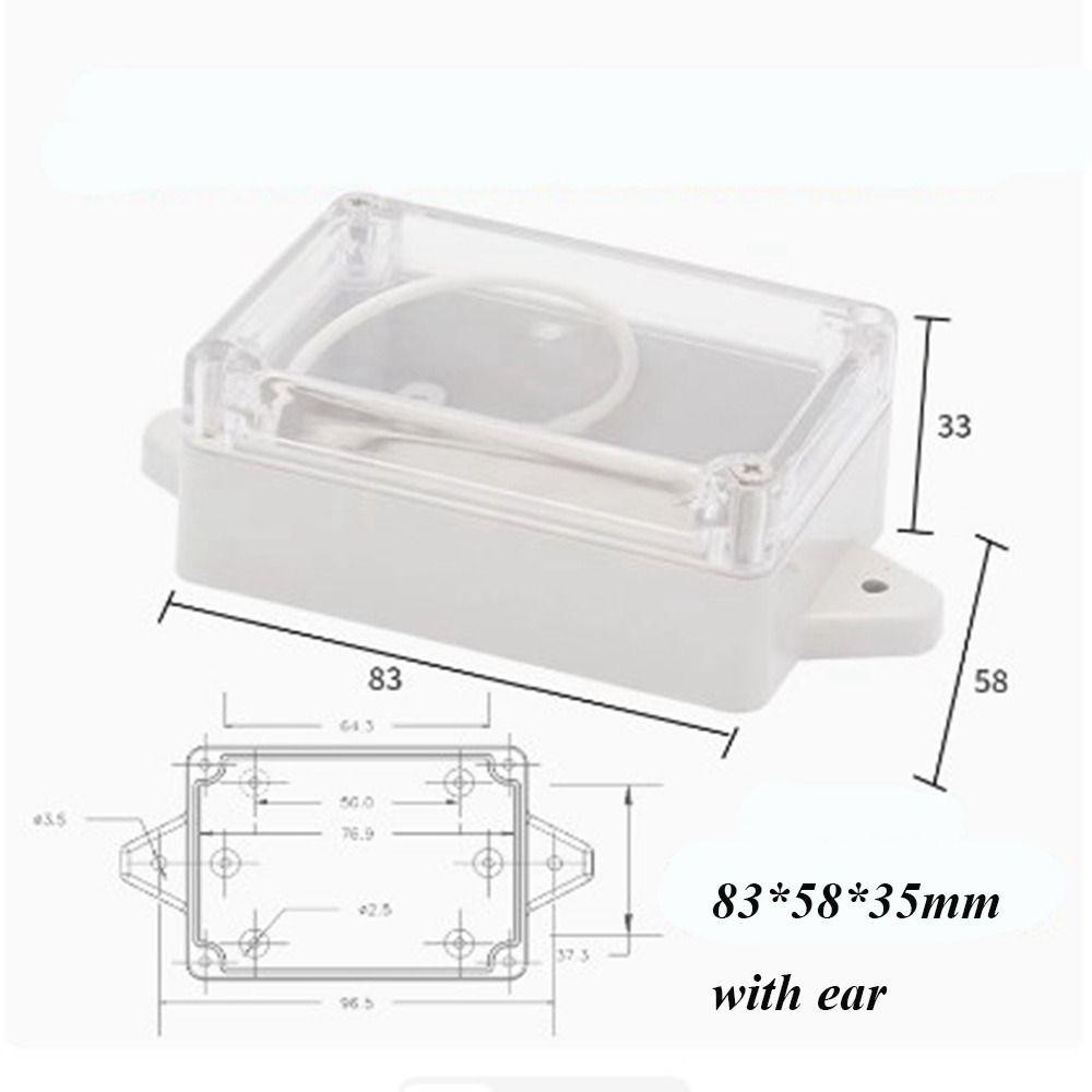 Hộp nối ngoài trời NOTE1, Vỏ bọc nhựa chống thấm nước, Hộp dự án điện 10 kiểu trong suốt