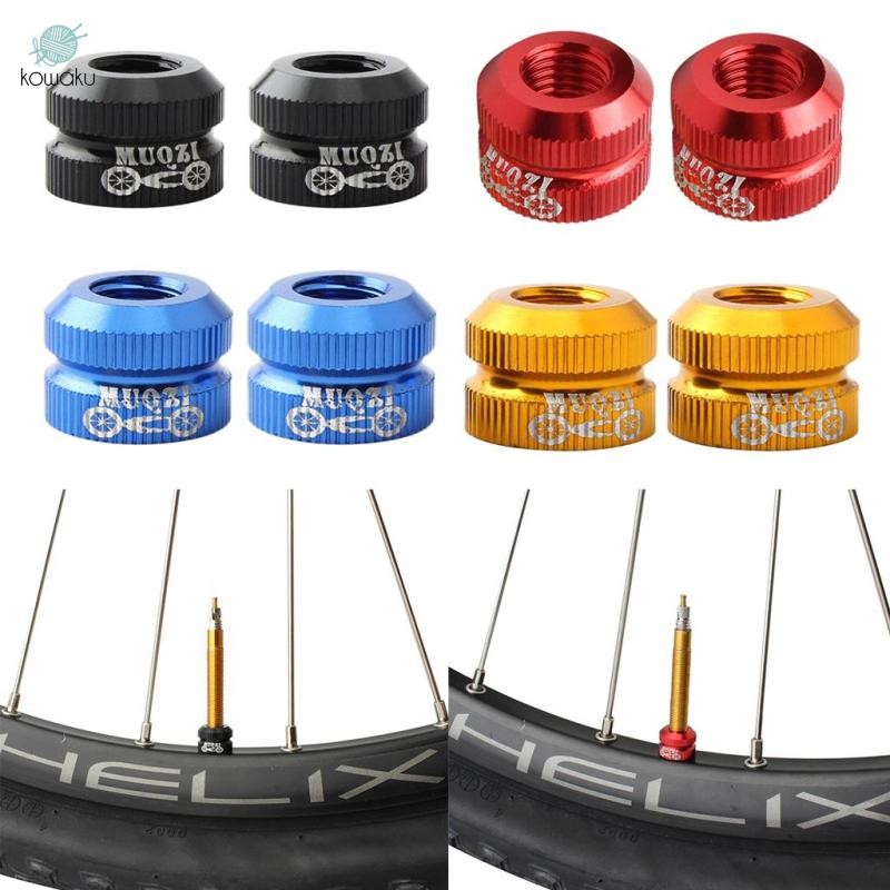 Đai ốc lốp chân không bằng hợp kim nhôm, Đai ốc van lốp xe đạp nhẹ & bền - MTB Road Colors
