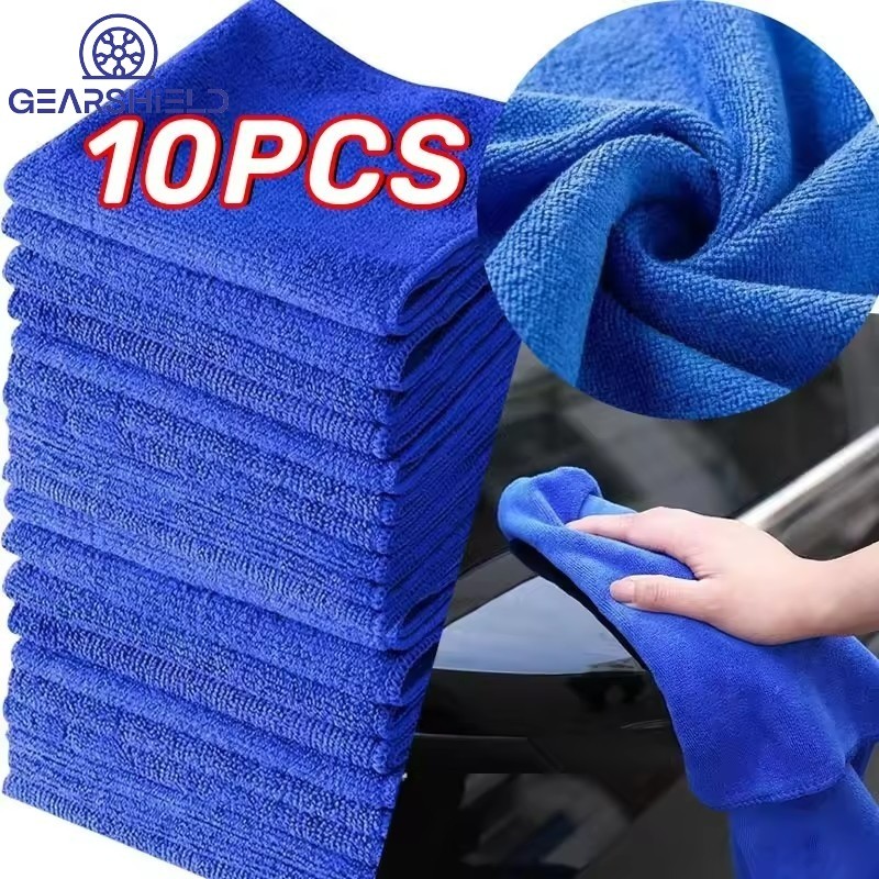 Khăn Microfiber Mềm - Khăn Lau Xe Ô Tô - Vải Vệ Sinh Gia Đình Tự Động Chi Tiết Vải Đánh Bóng