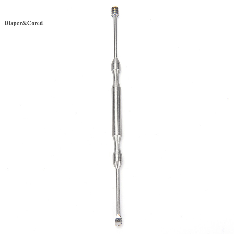 Diaper & CORED Thép không gỉ Earpick Wax Remover Curette Cleaner Dụng cụ chăm sóc sức khỏe Ear Pick YTH