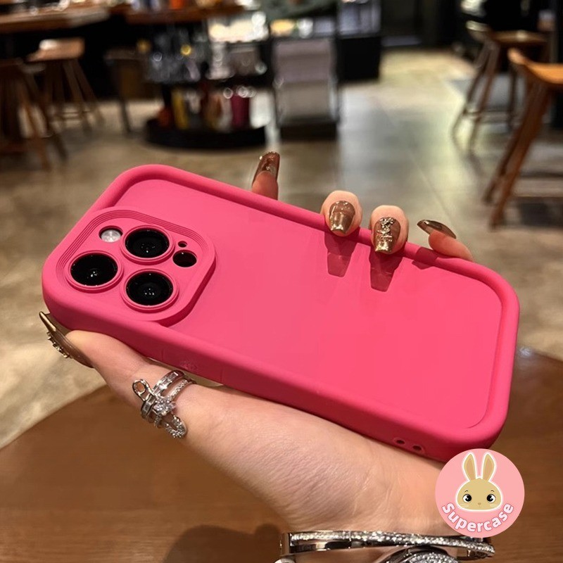 Ốp Lưng Màu Kẹo Macaron Sang Trọng Cho iPhone 15 Pro Max 15 Plus 14 Pro Max 14 Plus 13 12 11 Pro Max Ốp Lưng Điện Thoại Cho Cô Gái Thoáng Mát Bé Trai Silicon Mềm