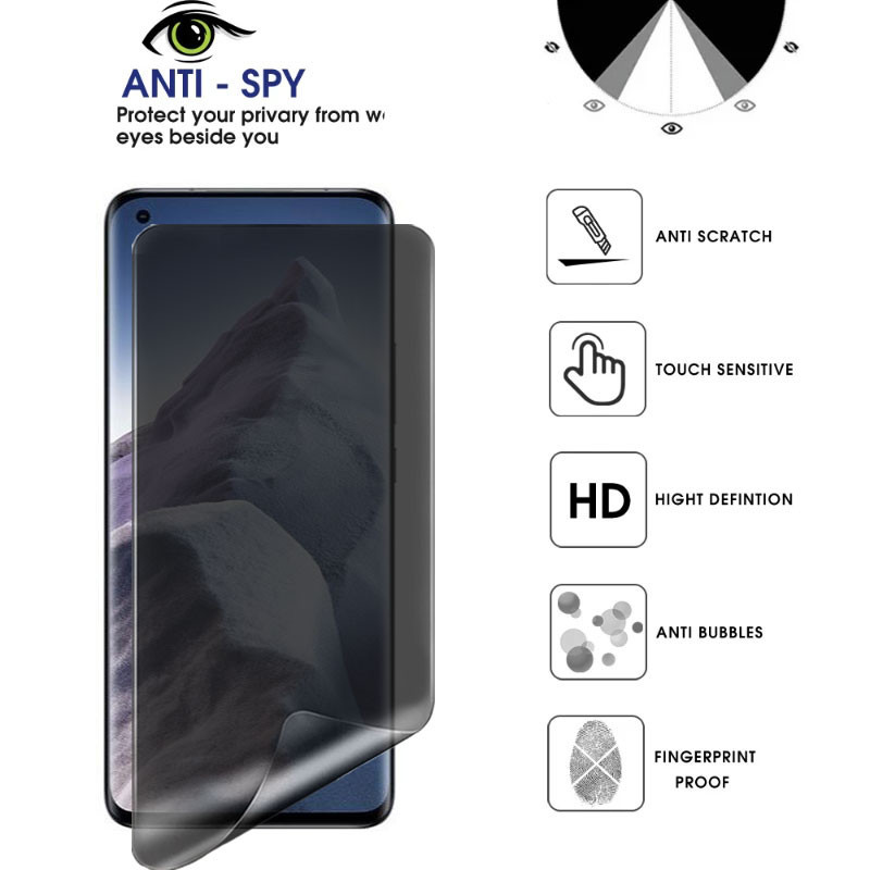 Redmi Note13 Note13Pro Note13Plus Note13RPro 2 Chiếc 5000D Chống Gián Điệp Riêng Tư Mềm Hydrogel Cho Redmi Note 13 13R Pro Plus 4G 5G Chống Trầy Xước Bảo Vệ Màn Hình Điện Thoại Phim Mềm Mờ