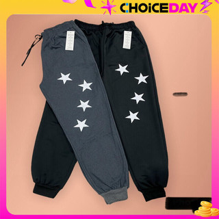 Quần Jogger thể thao Unisex vải thun hoạ tiết ngôi sao phong cách .