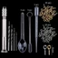 Mya 94 Chiếc Khuôn Nhựa Bộ Trang Sức Làm Khuôn Silicon DIYs Epoxy Trang Sức Starter Kit Với Máy Khoan Và Túi Dụng Cụ UV