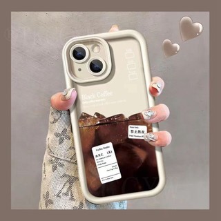 Ốp Cà Phê Đá Mỹ Cho Xiaomi 12T 14 Ultra 13 12 13T Pro 12 13 Lite Mi 11 Lite Mi 9T Pro Chống Sốc Đơn Giản Màu Trơn Mắt Thiên Thần Vỏ Điện Thoại