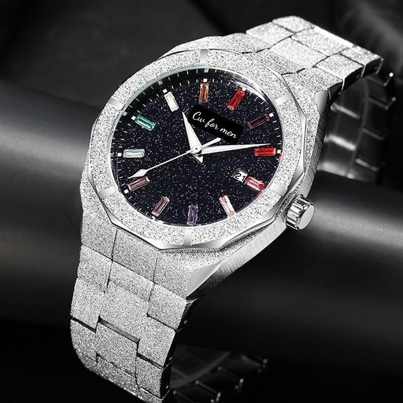 [Tặng nhẫn] Đồng hồ nam dạ quang chống thấm nước size 39mm