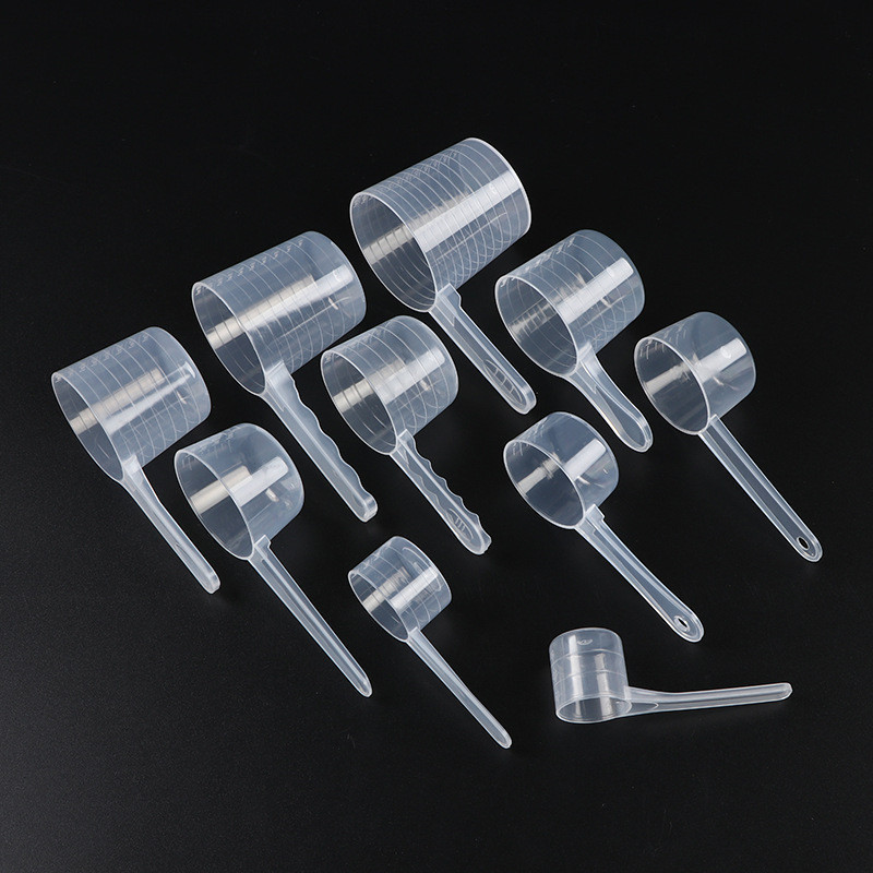 Nhựa 20 / 25 / 30g50 / 60ml Sữa Bột Thìa Với ML Tốt Nghiệp Bếp Nướng Muỗng Đo