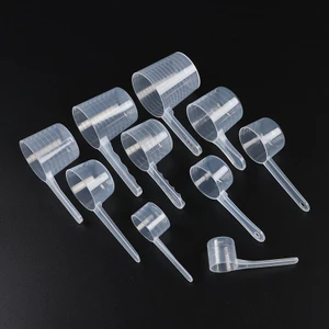 Nhựa 20 / 25 / 30g50 / 60ml Sữa Bột Thìa Với ML Tốt Nghiệp Bếp Nướng Muỗng Đo