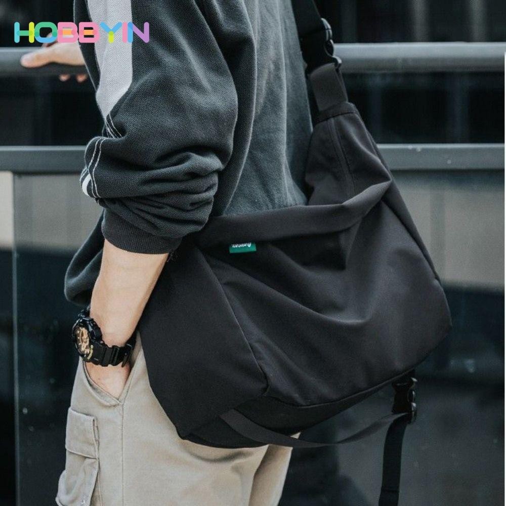 HOBBYIN Túi Messenger, Túi Đeo Vai Laptop, Túi Đựng Dụng Cụ Lớn Chống Thấm Nước Thời Trang Phù Hợp Với Nam