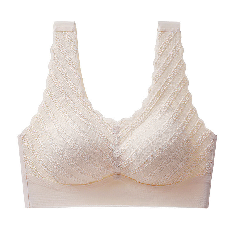 Siêu Âm Oxy Philophilic 38 Vest Ice Silk Liền Mạch Quần Lót Nữ Khỏa Thân Tập Hợp Cố Định Cốc Ngủ Áo Ngực Nữ