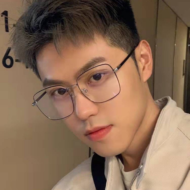 Kính cận thị thời trang -0.5 -1.0 -1.5 -2.0 -2.5 -3.0 -3.5 -4.0 -4.5 -5.0 -5.5 -6.0 độ dành cho nam và nữ với tròng kính có thể tháo rời kính chống ánh sáng xanh 039