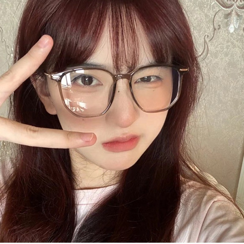 Kính cận thị thời trang -0.5 -1.0 -1.5 -2.0 -2.5 -3.0 -3.5 -4.0 -4.5 -5.0 -5.5 -6.0  độ dành cho nam và nữ với tròng kính có thể tháo rời kính chống ánh sáng xanh 1801