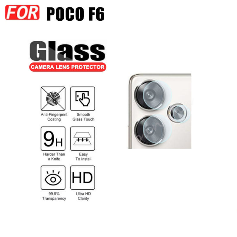 Kính cường lực gốm 3 TRONG 1 Poco F6 5G cho Poco F5 F5 Pro X6 Pro X5 Pro Poc C65 C40 F6 Pro Kính cường lực bảo vệ màn hình và phim mặt sau