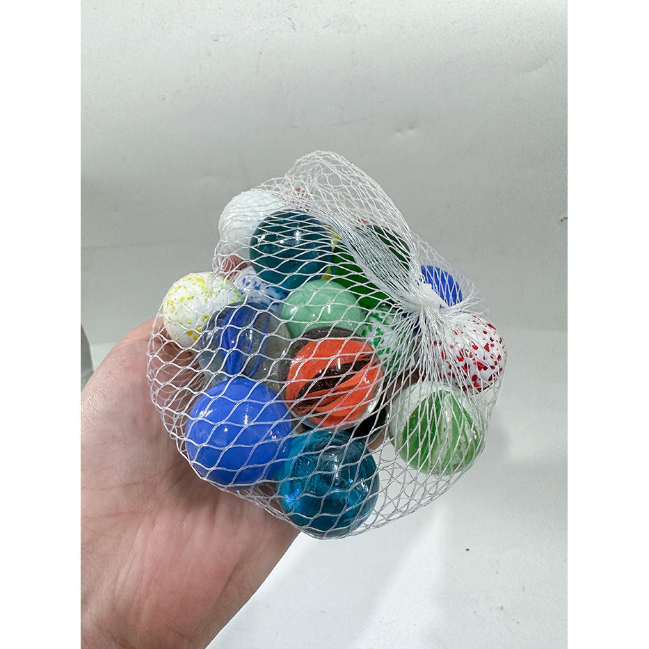 Sỏi Đủ Màu Dạng Bi Trang Trí Bể Cá Cảnh (Túi 220gram)