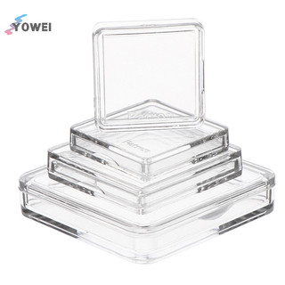 Yowei 10 Chiếc Vuông Trong Suốt Bảo Vệ Hộp Đựng Cho Bảng Token Hộp Đựng Trò Chơi VN