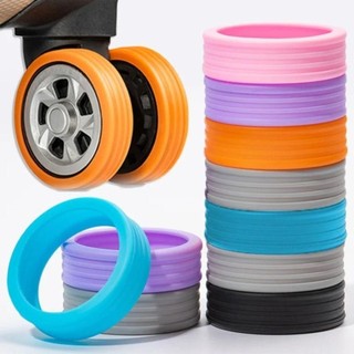 MODAHOME Vỏ bọc bánh xe vali silicone 4/8 cái/bộ, giảm mài mòn, bảo vệ bánh xe, phụ kiện vali