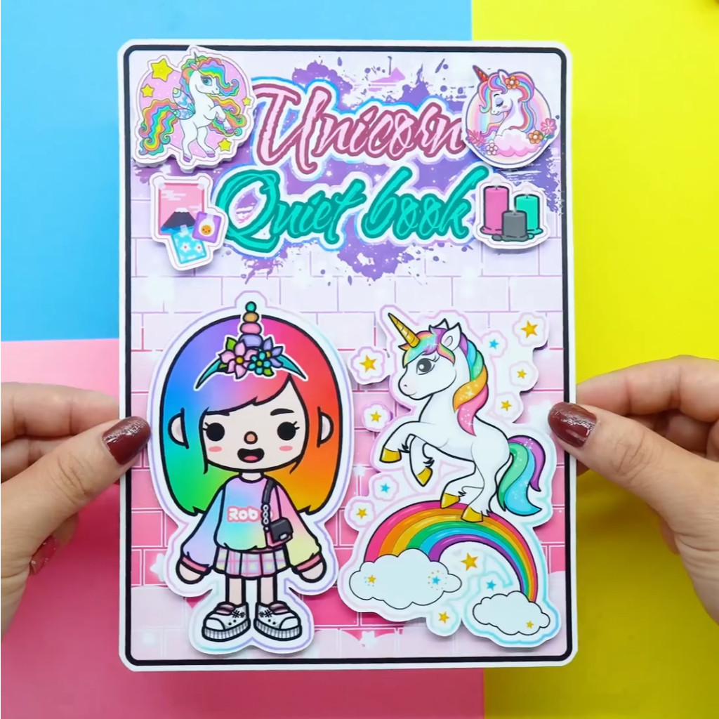 Đồ Chơi - Squishy - Kuromi - Đồ chơi giấy - Ngôi nhà búp bê đồ chơi thủ công bằng giấy công chúa tocaboca unicos h24