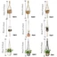 JUNYUE88US Móc treo dây bông Chậu hoa, Giá đỡ chậu hoa thủ công Boho, Sáng tạo bền bỉ Thiết kế rỗng Móc treo cây làm vườn ngoài trời