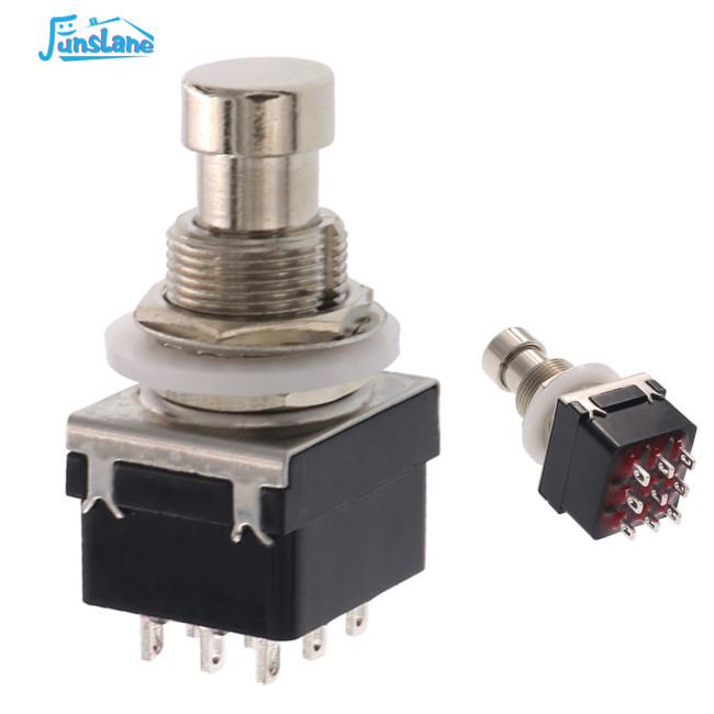 Funslane 9 Pin Bàn Đạp Hộp Stomp Chân Chốt Công Tắc Nhạc Cụ Hiệu Ứng ...