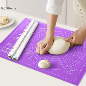 Gcdhome Thảm Nướng Bánh Silicon Tấm Pizza Bột Chống Dính Giá Đỡ Bánh Ngọt Phụ Kiện Nhà Bếp Dụng Cụ Nấu Ăn Dụng Cụ Máy Nướng Tiện Ích HOT