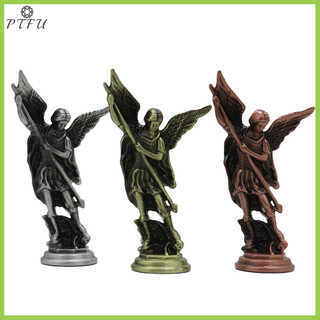 Ptfu 1 Thủ Công Cho Phòng Gia Đình Để Bàn Để Bàn Christian Saint Michael FigurineThe Archangel Defeag Satan Guardian Tượng Mới