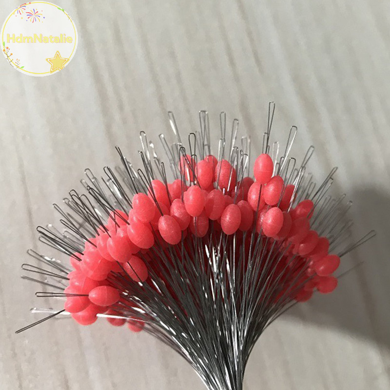Hdmnatalie 300 Chiếc Phao Cao Su Chặn Câu Cá Bobber Chặn Phao Hình Trụ Không Gian Đậu VN
