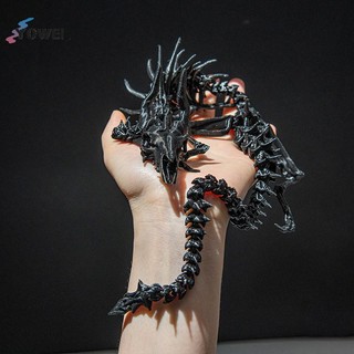 YOWEI 3D In Hình Rồng Skeleton Model Full Body Di Chuyển Khớp Rồng Đồ Trang Trí Sáng Tạo Để Bàn Trang Trí Bộ Sưu Tập Quà Tặng VN