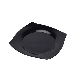 Đĩa phíp màu đen nhựa phíp melamine 4 size nhiều màu nhựa cao cấp