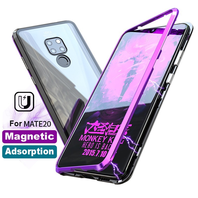 Ốp điện thoại khung hấp phụ từ tính cho Huawei Mate 20 20 Pro P20 P30 P30 ProHard Cover