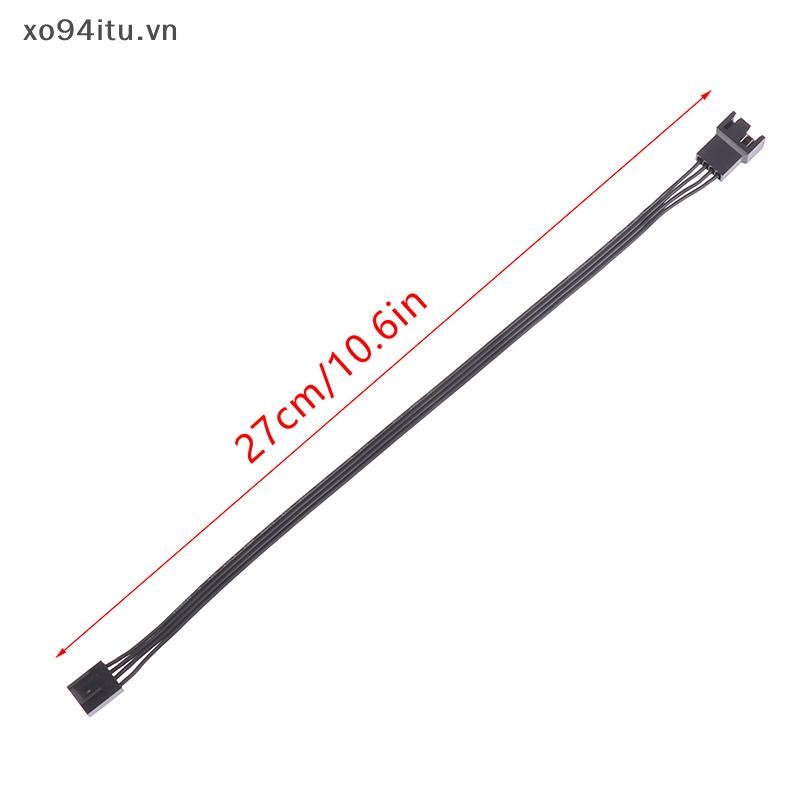 Xoitu 5 CÁI 4Pin CPU Quạt Dây Kết Nối Adapter Quạt Máy Tính Nối Dài Cáp Nguồn Phụ Kiện Thay Thế 24AWG VN