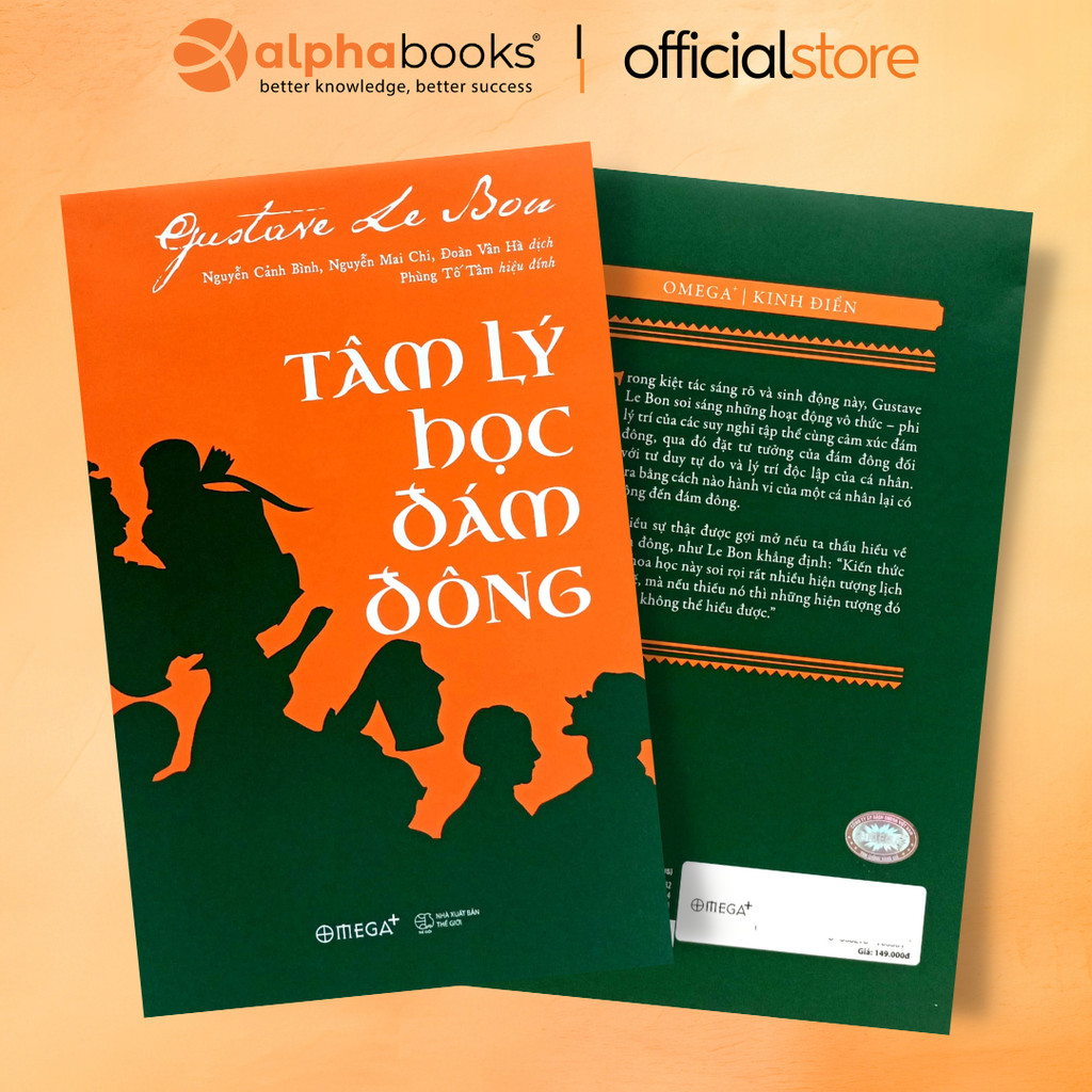 Sách - Tâm Lý Học Đám Đông (The Crowd: A Study of the Popular Mind) (Omega Plus)