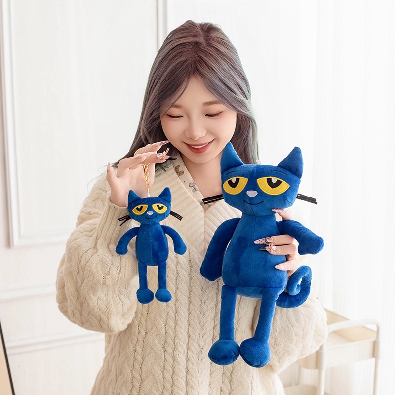Pete Mèo Đồ Chơi Sang Trọng Hoạt Hình Mèo Xanh Plushie Búp Bê Vui Nhộn Truyện Tranh Ngoại Vi Mèo Pete Đồ Chơi Nhồi Bông Mềm Cho Bé Đồ Chơi Nhẹ Nhà Trang Trí Phòng Ngủ Trẻ Em Quà Tặng Sinh Nhật Đổi Quà Tặng Quà Tặng