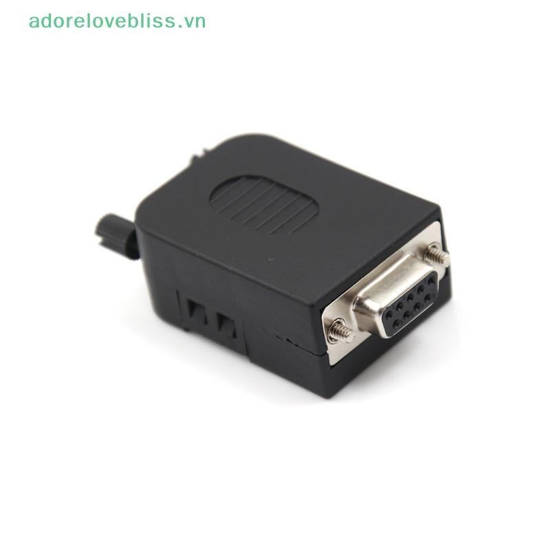 Thêm DB9 Nữ D-Sub 9 Pin Cắm Đột Phá Thiết Bị Đầu Cuối Không Hàn Loại Đai Ốc Kết Nối BSS